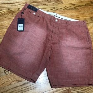 Polo RL - Red, Cotton, “Straight Fit” Shorts